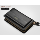 Мужская барсетка LEINASEN, черная П1450