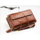 Мужская барсетка LEINASEN, коричневая П1451 Мужская барсетка LEINASEN, коричневая П1451