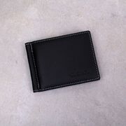Затиск для грошей, гаманець GUBINTU, чорний П1452