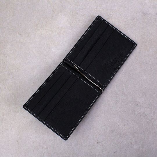 Зажим для денег, кошелек GUBINTU, черный П1452