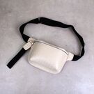 Жіноча поясна сумка, бананка, бежева П1459 Жіноча поясна сумка, бананка, бежева П1459