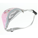 Детская сумка поясная, бананка, Единорог, голубая П1476