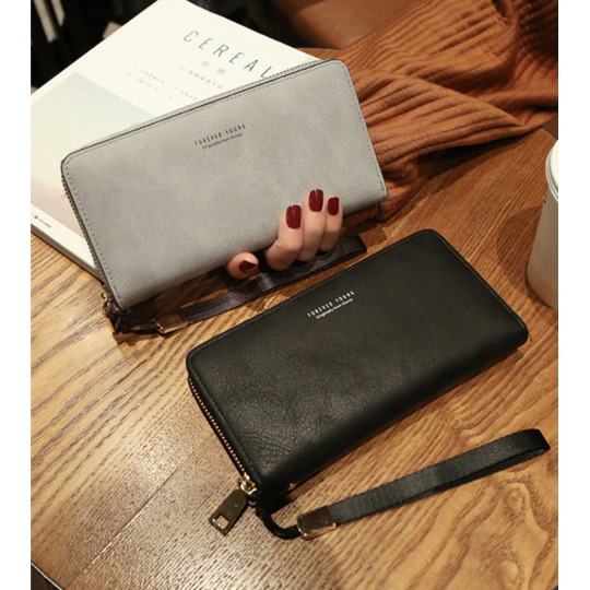 Жіночий гаманець, сірий П1477