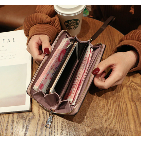 Жіночий гаманець, чорний П1481