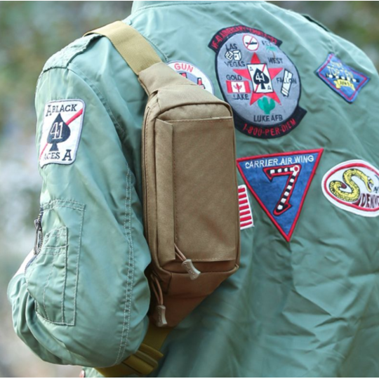 Сумка поясна, бананка, хакі П1482