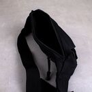 Сумка поясная, бананка, черная П1483