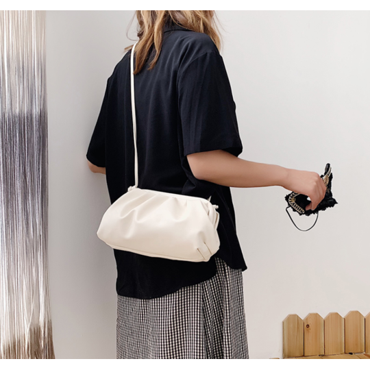 Сумка женская, клатч LEFTSIDE меньшая, белая П1484