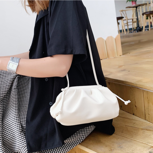 Сумка женская, клатч LEFTSIDE меньшая, белая П1484