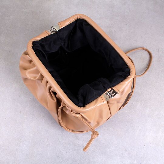 Сумка жіноча, клатч LEFTSIDE менша, коричнева П1485 Сумка жіноча, клатч LEFTSIDE менша, коричнева П1485