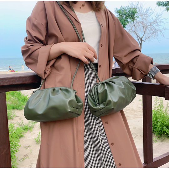 Сумка жіноча, клатч LEFTSIDE менша, зелена П1486