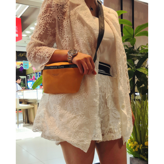 Поясна сумка, бананка Pierre Loues, червона П1490