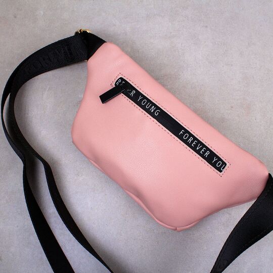 Поясная сумка, бананка WEICHEN, розовая П1491