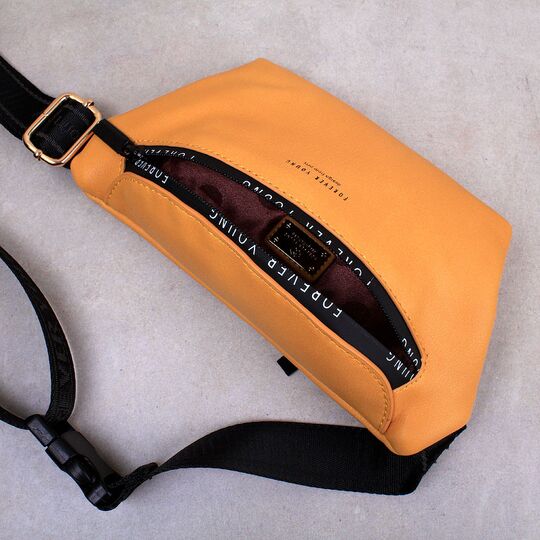 Поясная сумка, бананка Pierre Loues, желтая П1492