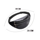 Женская сумка на пояс, бананка RAVIDINO, коричневая П1495