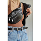 Женская сумка на пояс, бананка RAVIDINO, коричневая П1495