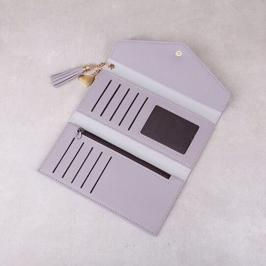 Жіночий гаманець, сірий П0050 Жіночий гаманець, сірий П0050