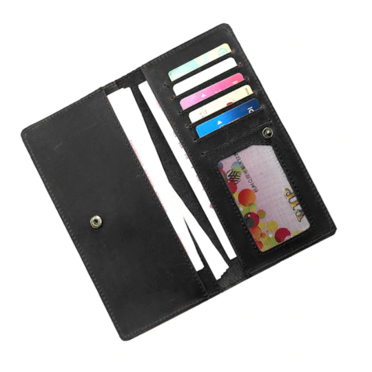 Мужской кошелек, портмоне SIMLINE, черный П1500