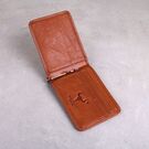 Зажим, кошелек мужской "Ming Clan" коричневый П1504