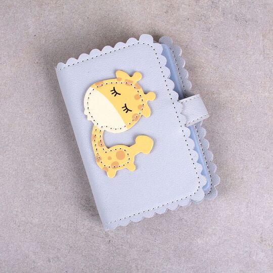 Визитница, картхолдер голубая П1506