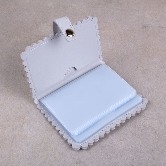 Визитница, картхолдер голубая П1506