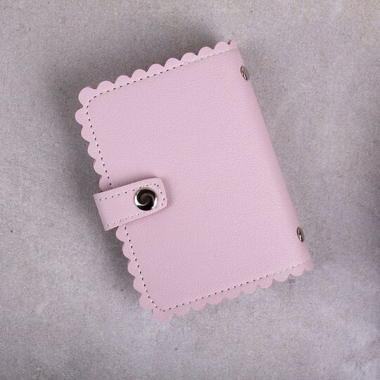 Визитница, картхолдер розовая П1507
