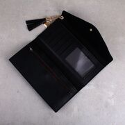 Жіночий гаманець, чорний П0051