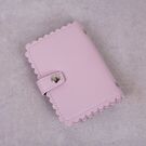 Визитница, картхолдер розовая П1524