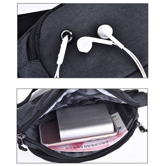 Сумка на пояс, бананка AIREEBAY, фиолетовая П1533