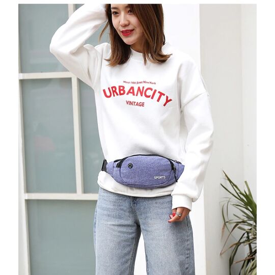 Сумка на пояс, бананка AIREEBAY, фиолетовая П1533