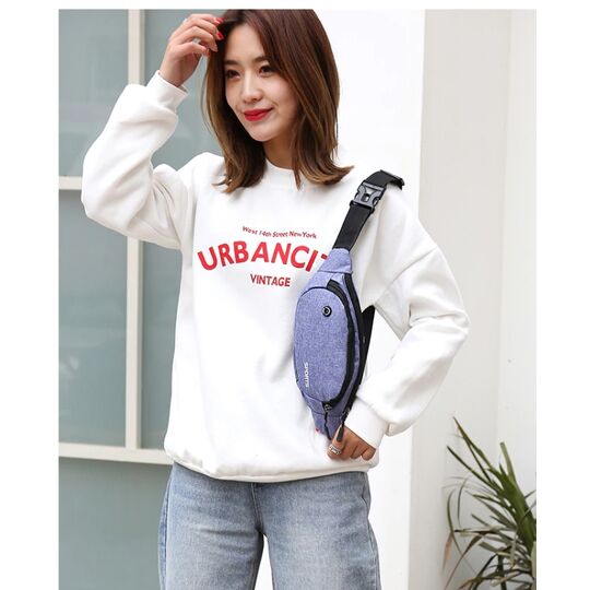 Сумка на пояс, бананка AIREEBAY, фиолетовая П1533