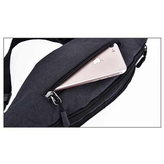 Сумка на пояс, бананка AIREEBAY, розовая П1534