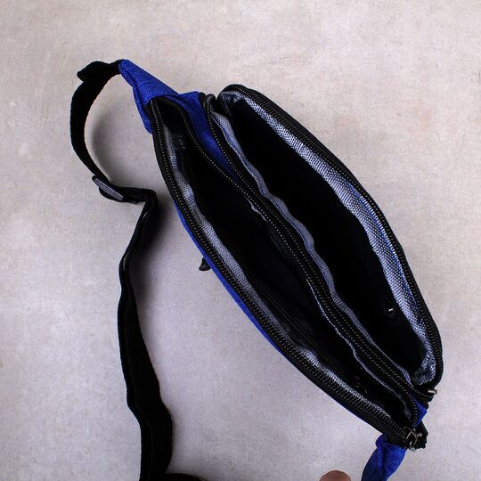 Сумка на пояс, бананка AIREEBAY, синя П1537