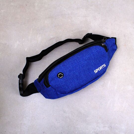 Сумка на пояс, бананка AIREEBAY, синя П1537