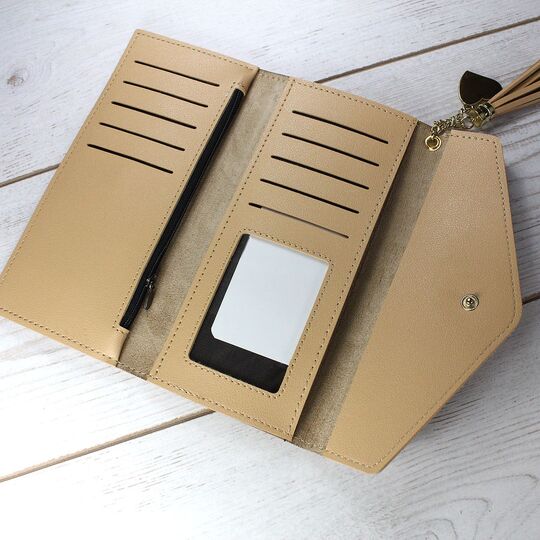 Жіночий гаманець, коричневий П0054 Жіночий гаманець, коричневий П0054