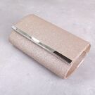 Клатч женский, золотистый П1543