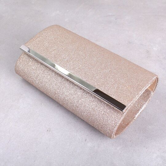 Клатч женский, золотистый П1543