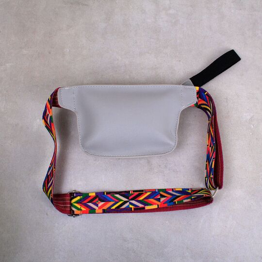 Поясна сумка жіноча на пояс DAUNAVIA, сіра П1546