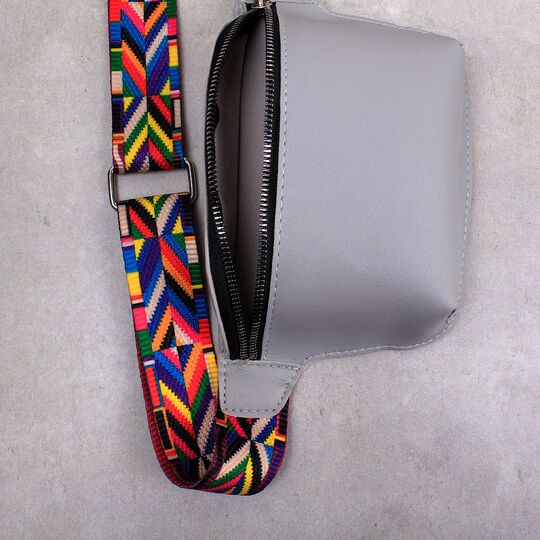 Поясна сумка жіноча на пояс DAUNAVIA, сіра П1546