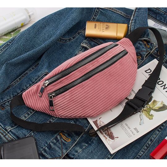 Жіноча сумка, банан DAUNAVIA, рожева П1554