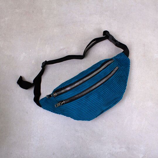 Жіноча сумка, банан DAUNAVIA, синя П1556