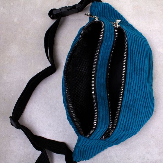 Жіноча сумка, банан DAUNAVIA, синя П1556