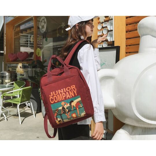 Рюкзак женский DCIMOR, красный П1558