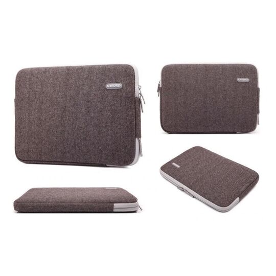 Сумка чехол для ноутбука коричневая П1565