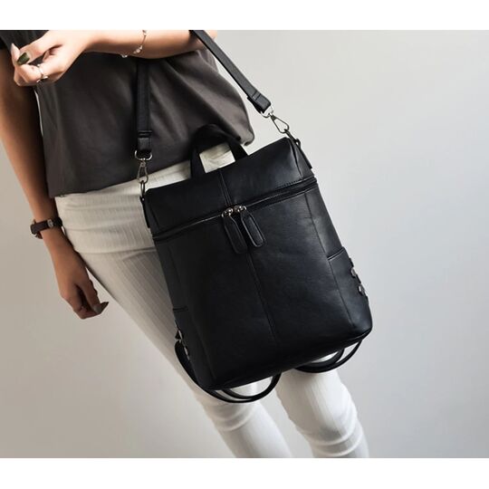 Жіночий рюкзак, чорний П0057