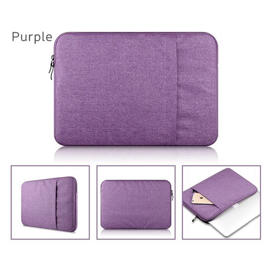 Сумка чехол для ноутбука фиолетовая П1569