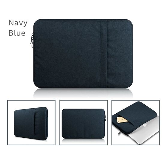 Сумка чохол для ноутбука синя П1571