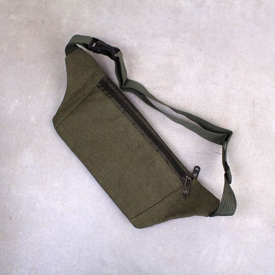 Сумка банан, на пояс AIREEBAY, зелена П1582