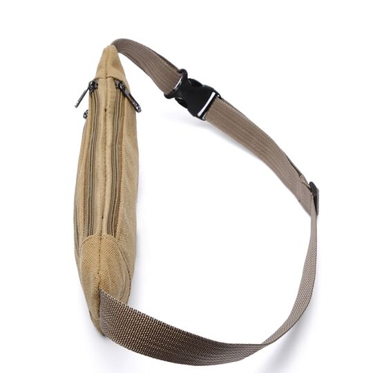 Сумка банан, на пояс AIREEBAY, коричневая П1583