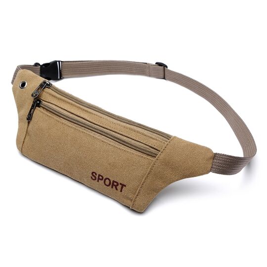 Сумка банан, на пояс AIREEBAY, коричневая П1583