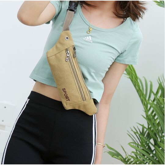 Сумка банан, на пояс AIREEBAY, коричневая П1583